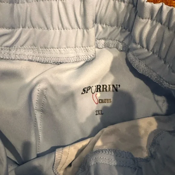 Stylish light blue scrub Jogger - Picture 8 of 11